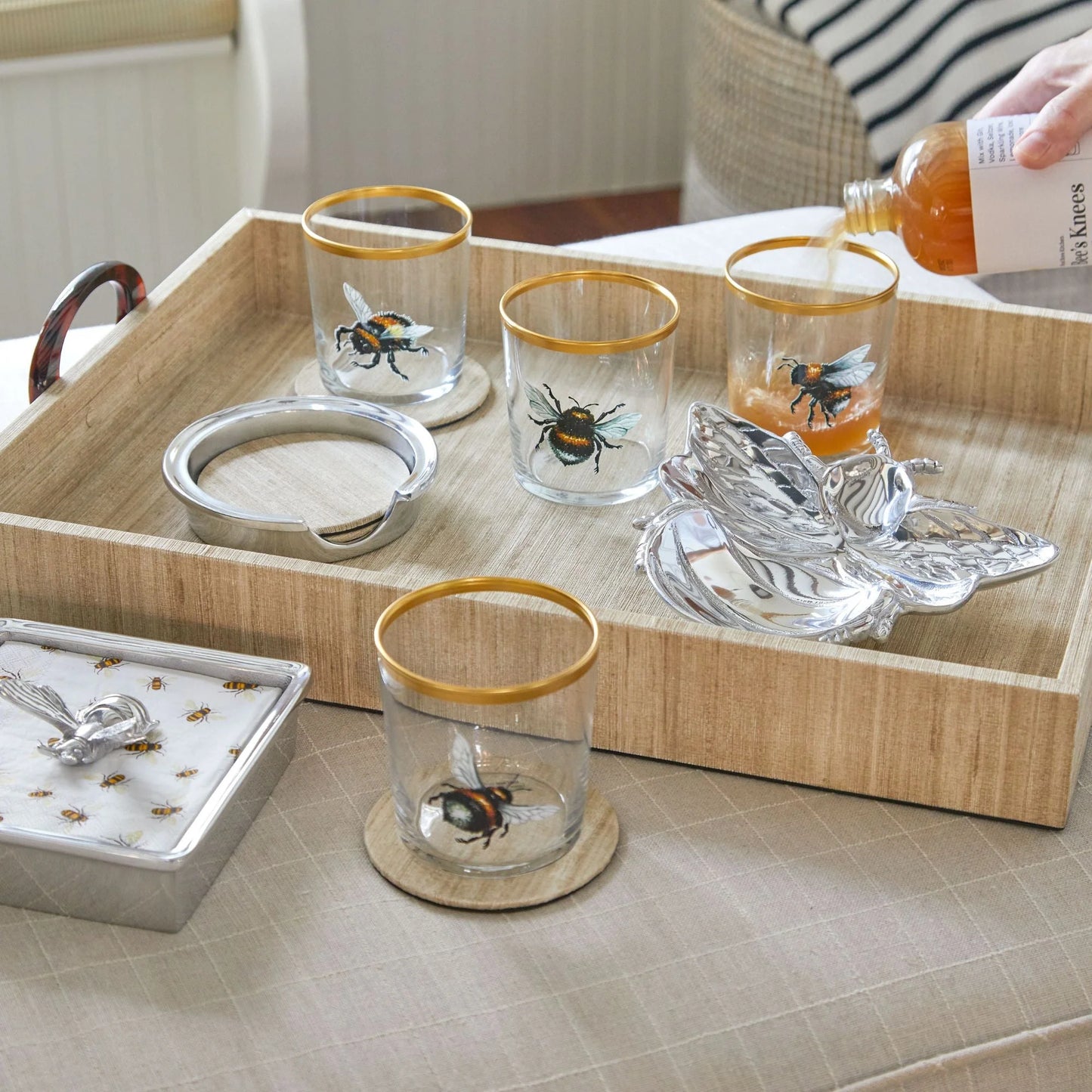 Mariposa - Honey Bee Napkin Weight