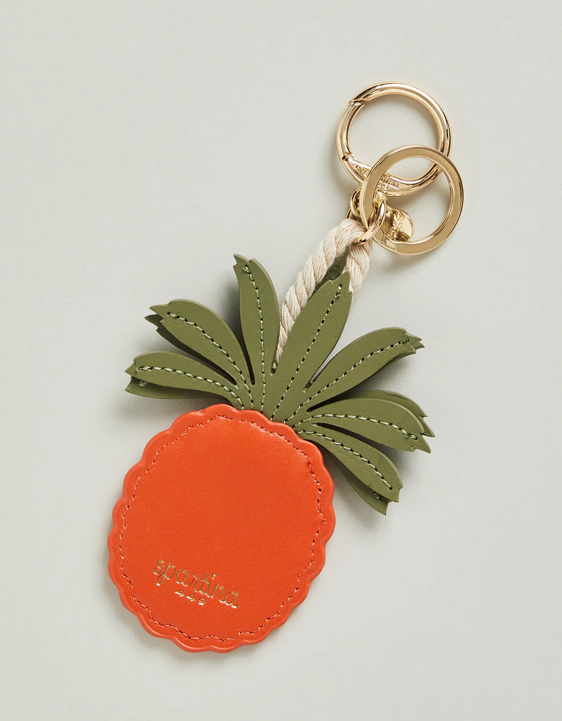 Spartina Pineapple Keychain - Orange