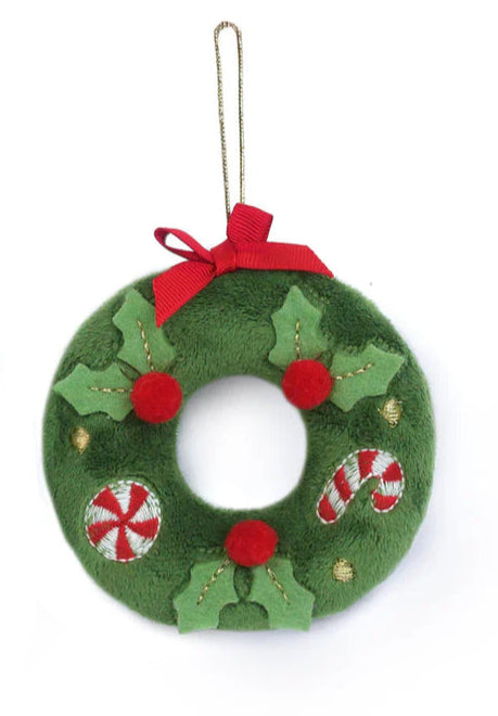 Mon Ami - Ornament Merry Holiday - Wreath