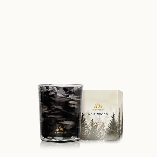 Thymes - Noir Woods Boxed Votive Candle - 2oz.