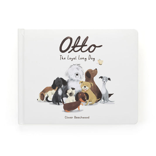 JellyCat Otto The Loyal Long Dog Book