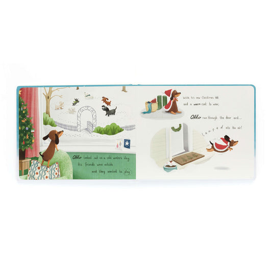 JellyCat Otto’s Snowy Christmas Book