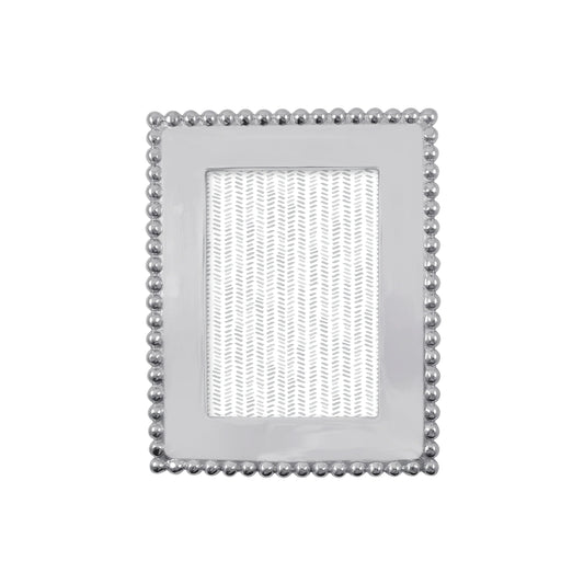 Mariposa Pearled 5x7 Engravable picture frame