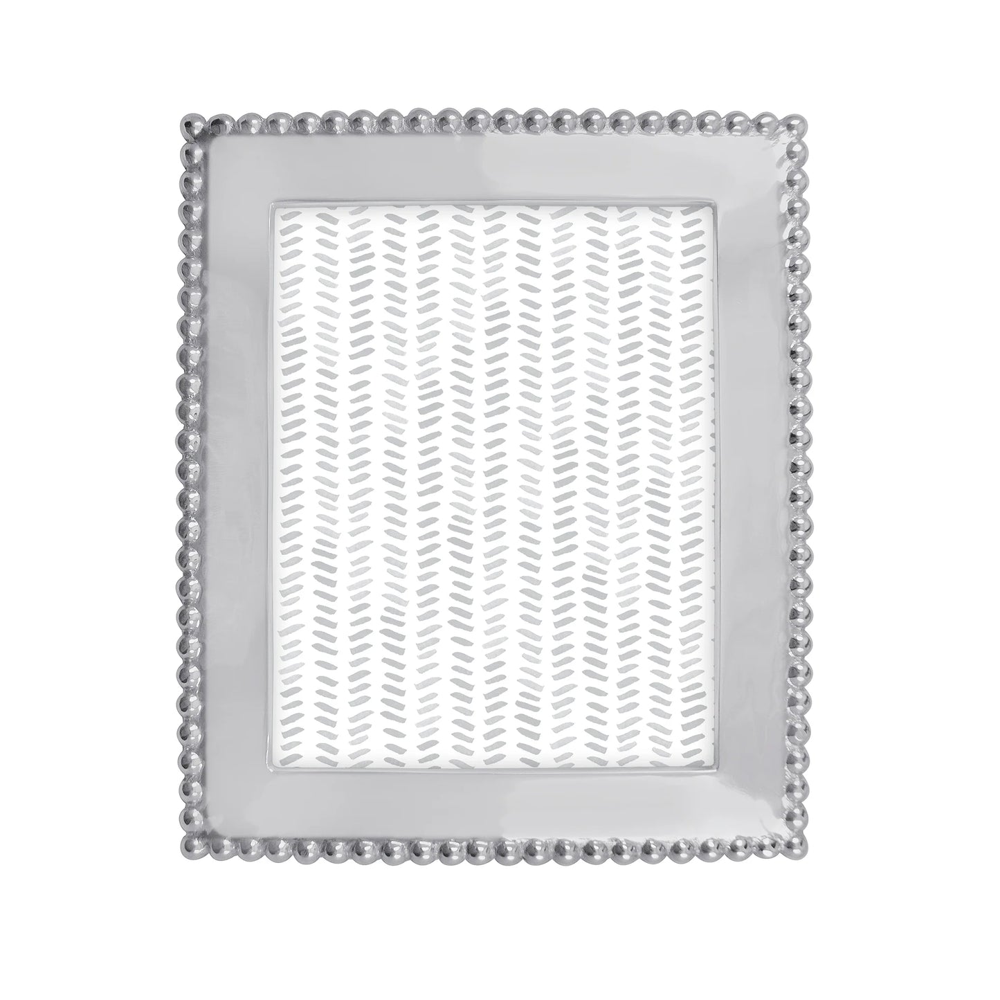 Mariposa Pearled 8x10 Engravable Frame