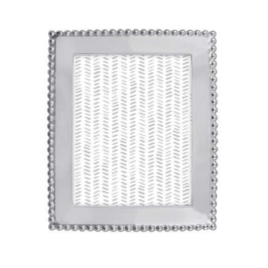 Mariposa Pearled 8x10 Engravable Frame