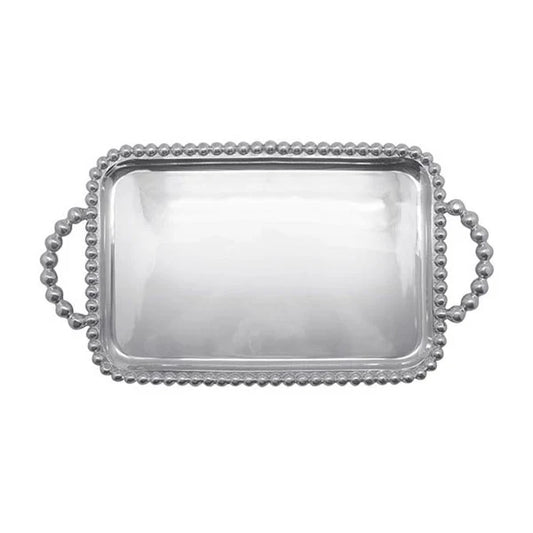 Mariposa Pearled Medium Service Tray