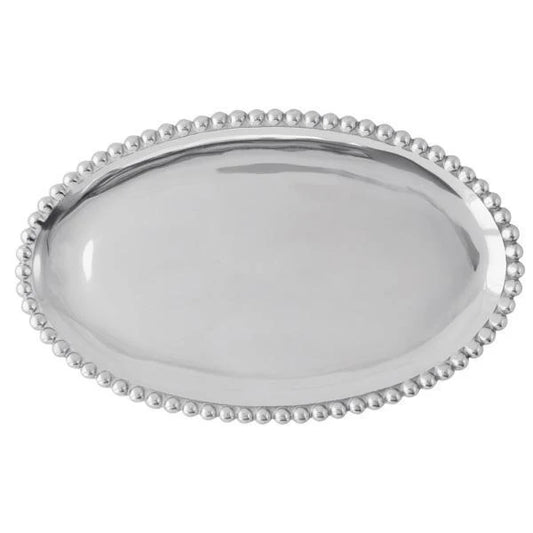 Mariposa Pearled Oval Platter