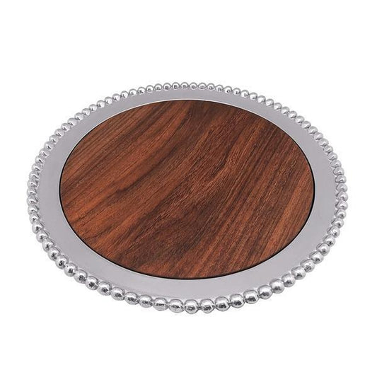Mariposa Pearled Round Cheeseboard