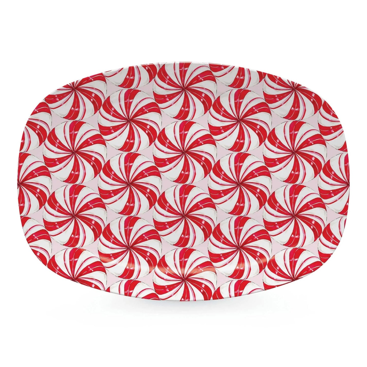 Mariposa TrayChic Peppermint Candy Platter