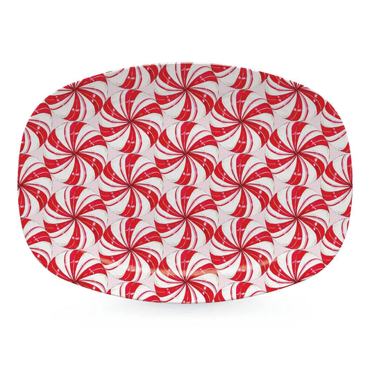 Mariposa TrayChic Peppermint Candy Platter