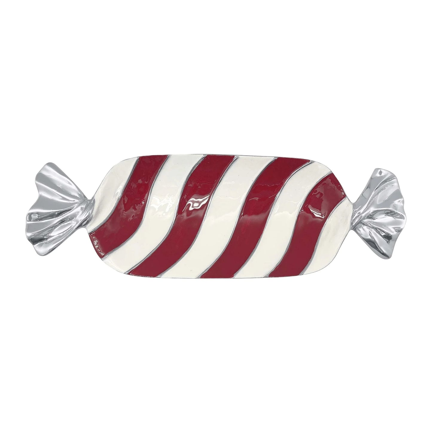 Mariposa Red and White Candy dish