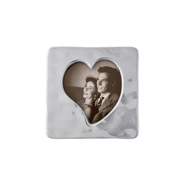 Mariposa Small square open heart picture frame