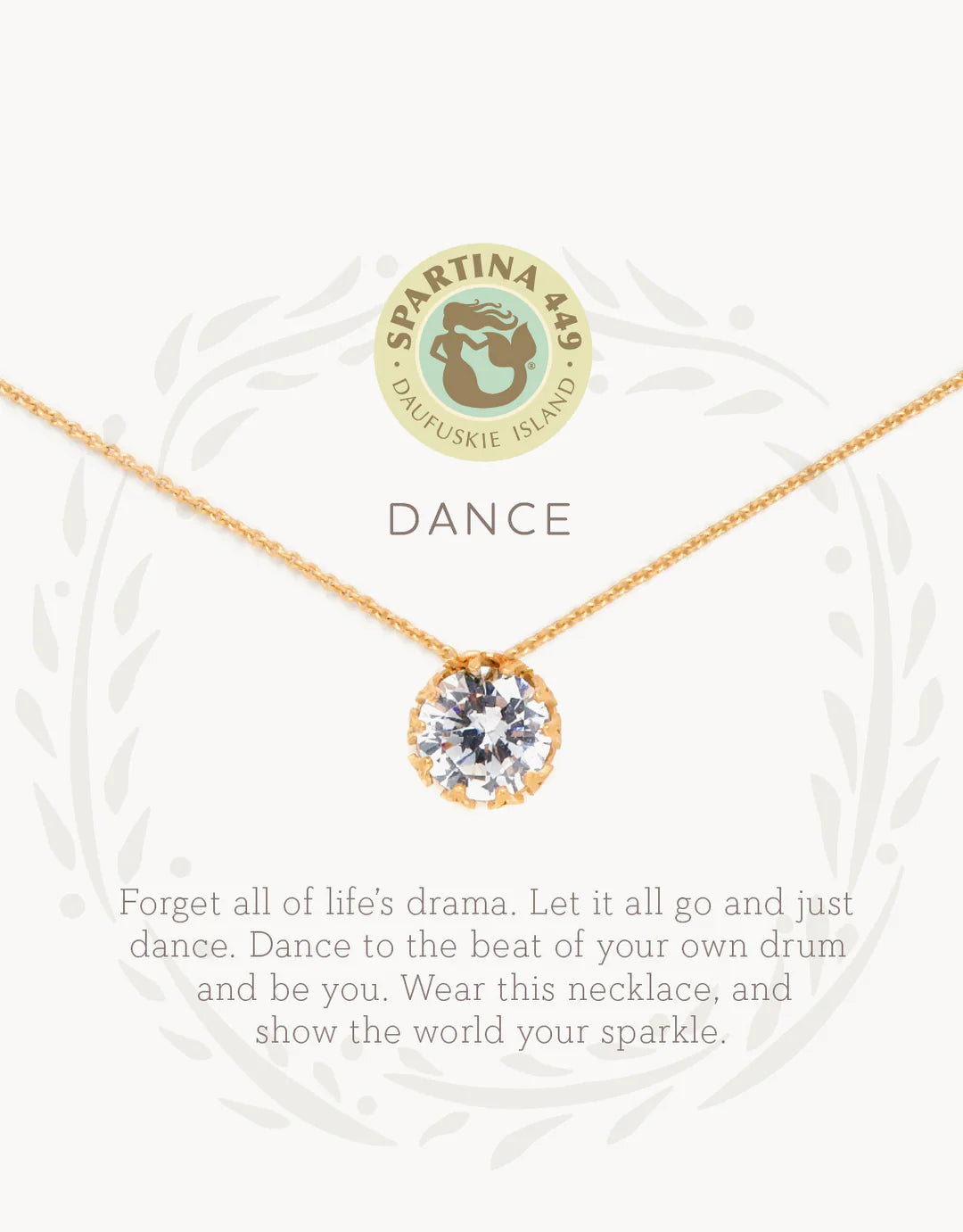 Spartina- Sea La Vie 18" Necklace - Dance/Gem - Gold