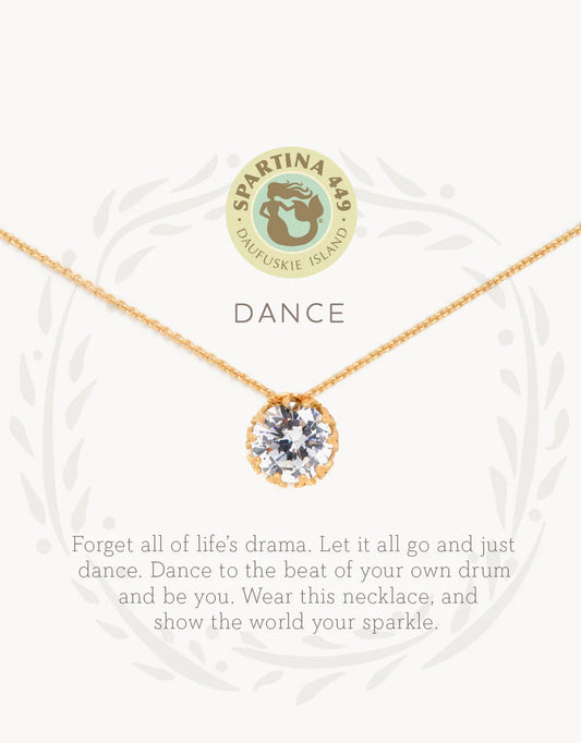 Spartina- Sea La Vie 18" Necklace - Dance/Gem - Gold