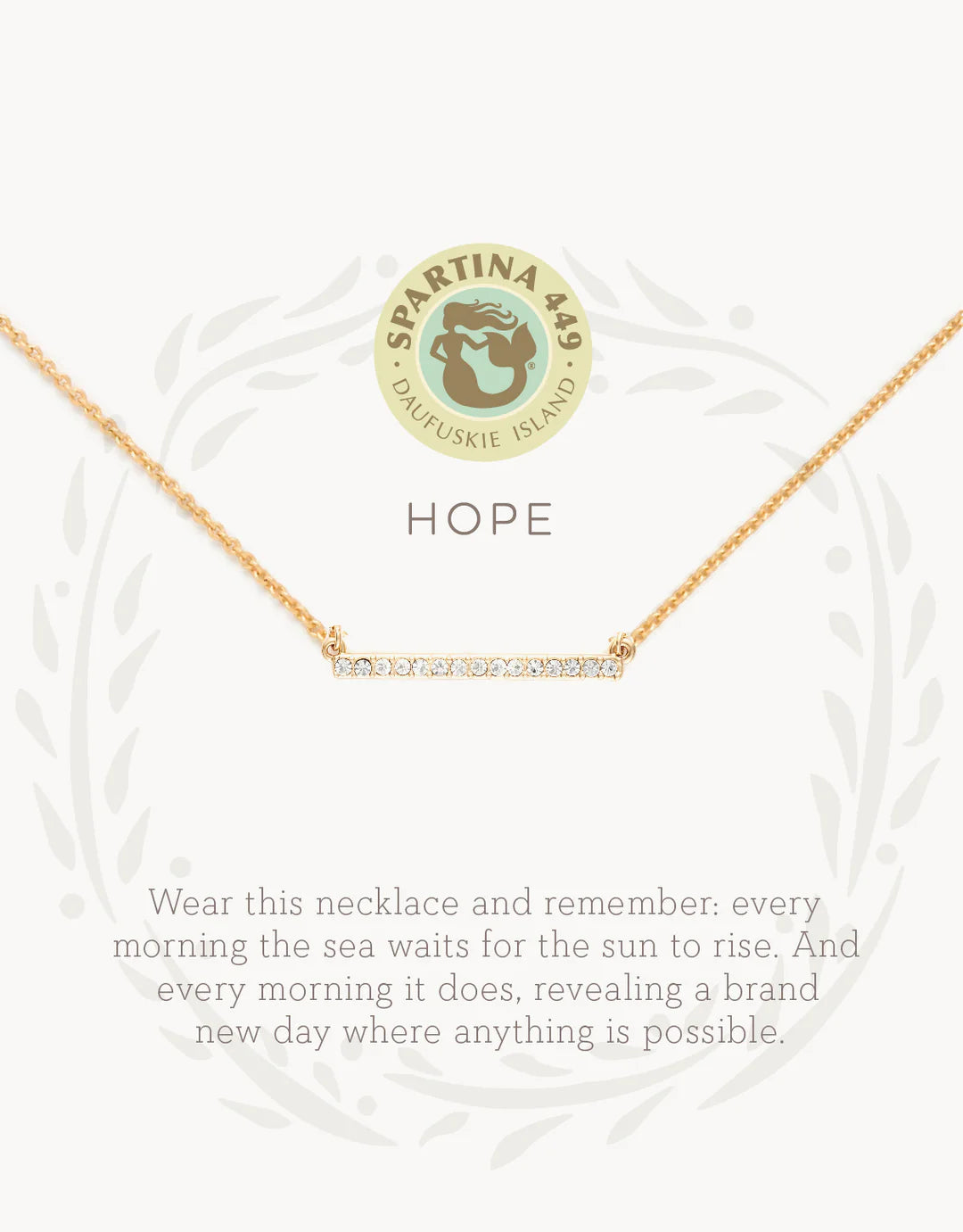 Spartina Sea La Vie 18" Necklace - Hope/Horizon - Gold