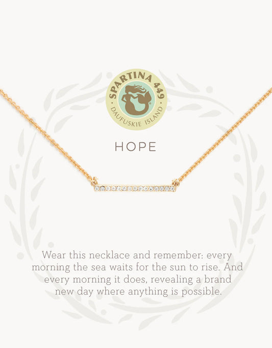 Spartina Sea La Vie 18" Necklace - Hope/Horizon - Gold