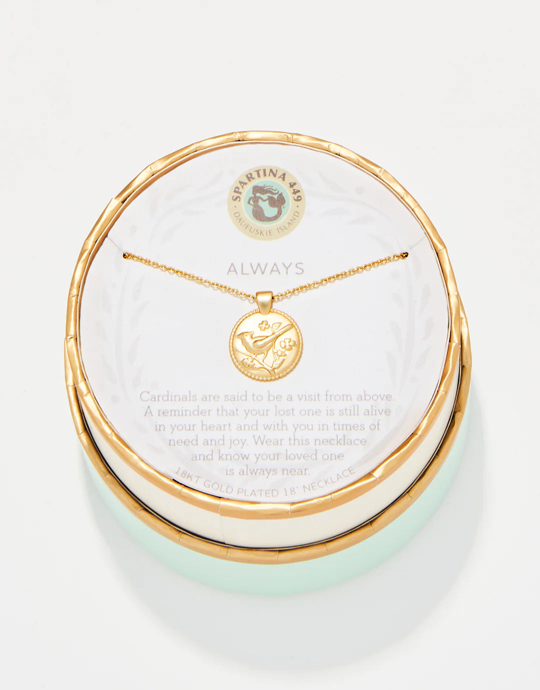 Spartina - Sea La Vie 18" Necklace - Always/Cardinal - Gold