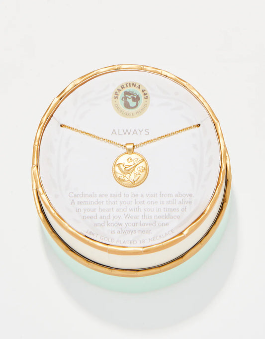 Spartina - Sea La Vie 18" Necklace - Always/Cardinal - Gold