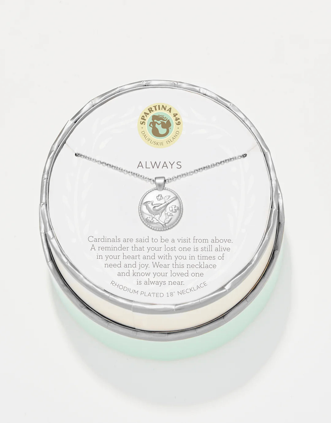 Spartina - Sea La Vie 18" Necklace - Always/Cardinal - Silver