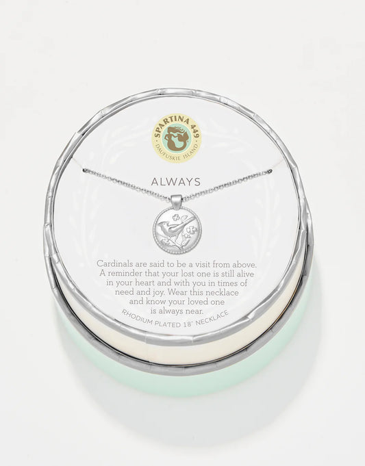 Spartina - Sea La Vie 18" Necklace - Always/Cardinal - Silver