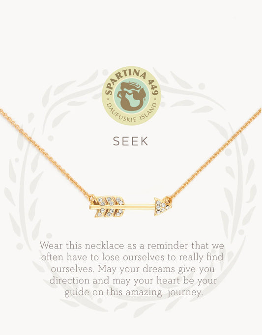 Spartina - Sea La Vie 18" Necklace - Seek/Arrow - Gold