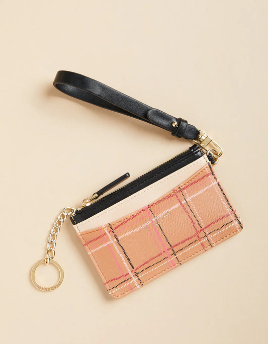Spartina - Slim Card Coinpurse - Botanic Garden Dash Plaid