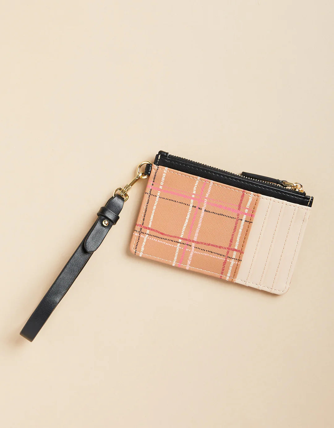 Spartina - Slim Card Coinpurse - Botanic Garden Dash Plaid