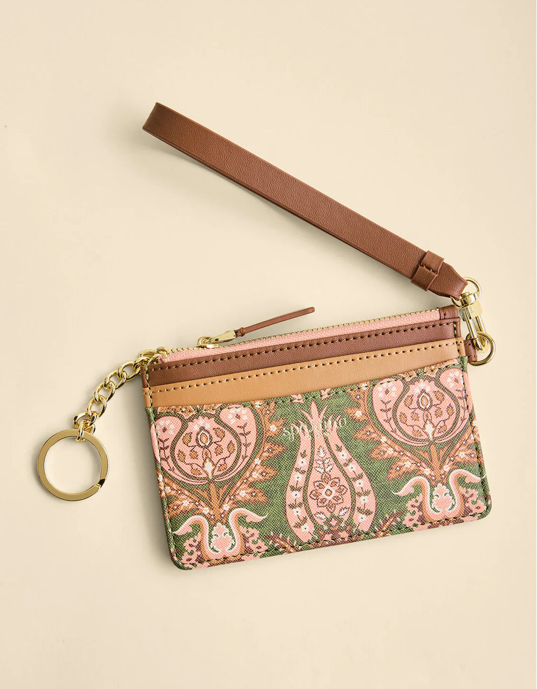 Spartina - Slimcard Coinpurse - Mercer House Damask Olive