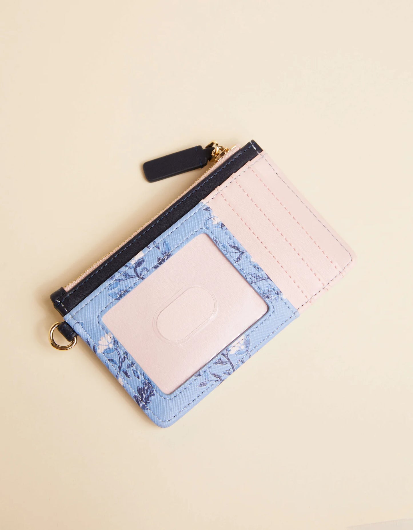 Spartina Slimcard Coinpurse Ogeechee Blossom Blue