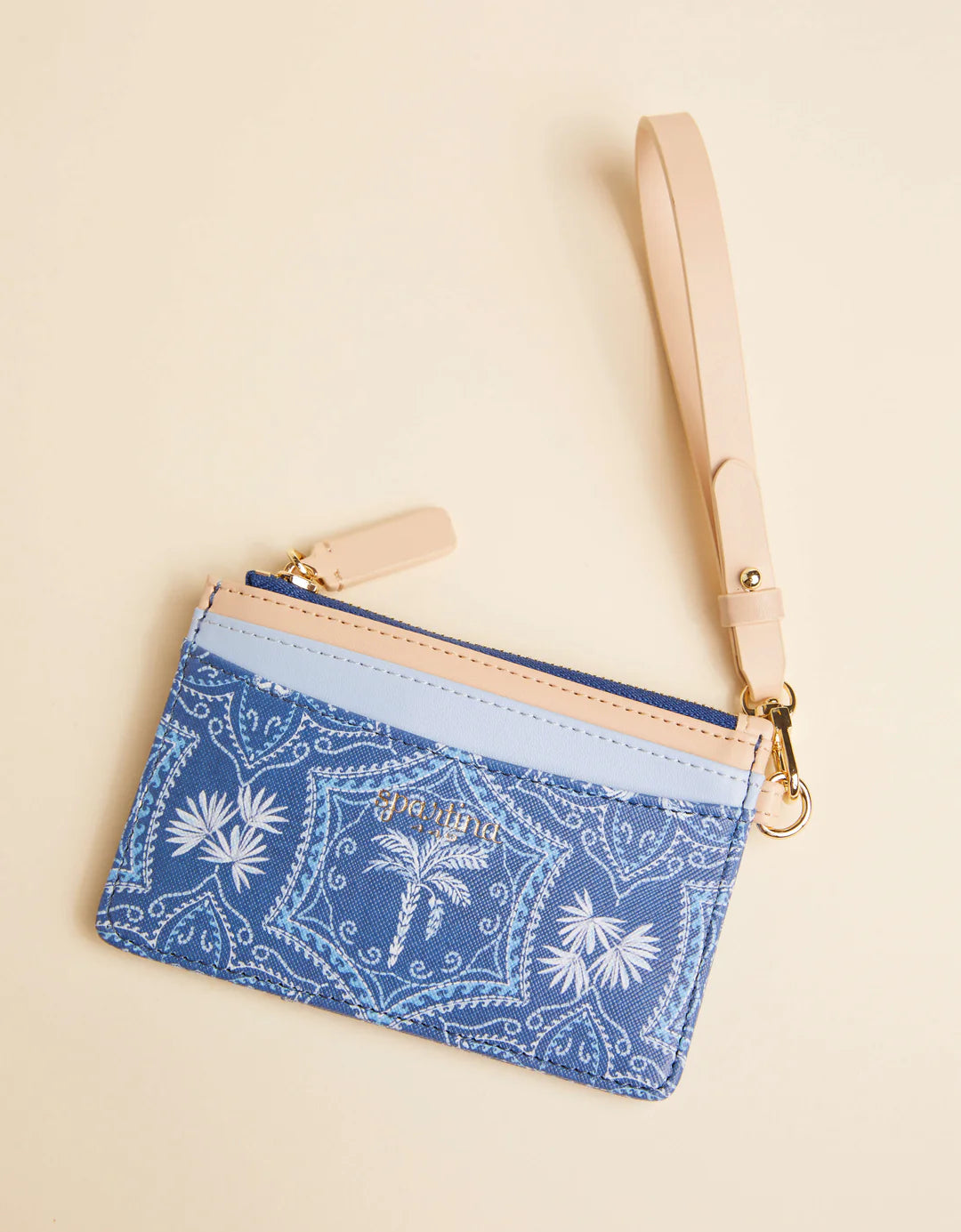 Spartina Slimcard Coinpurse - Ogeechee Palm Medallion