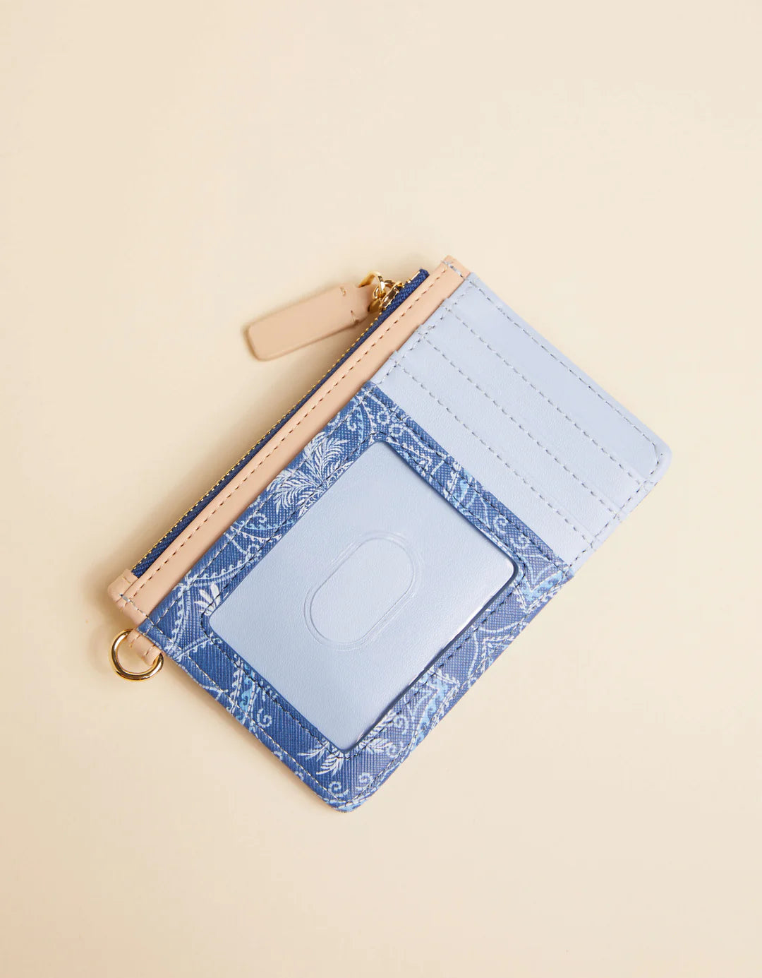 Spartina Slimcard Coinpurse - Ogeechee Palm Medallion