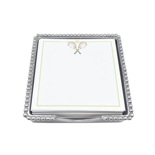 Mariposa Tennis beaded Note Pad Set