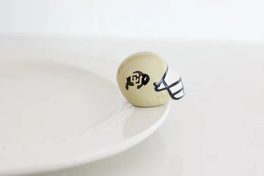 Nora Fleming University of Colorado Helmet Mini
