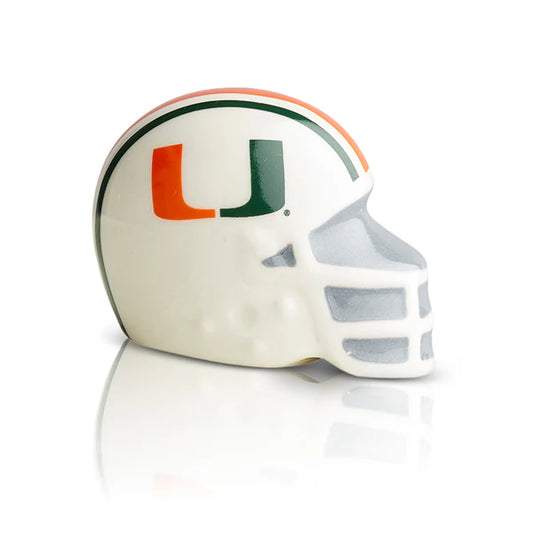 Nora Fleming University of Miami Helmet Mini