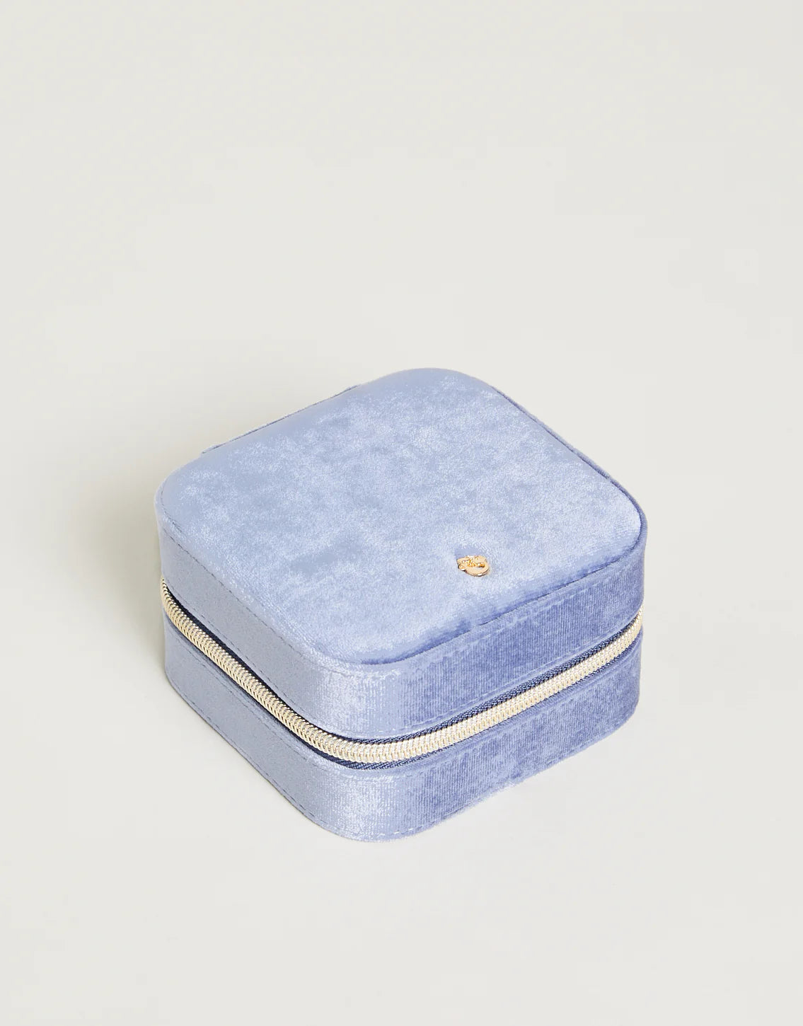 Spartina Velvet Jewlery Travel Case - Blue