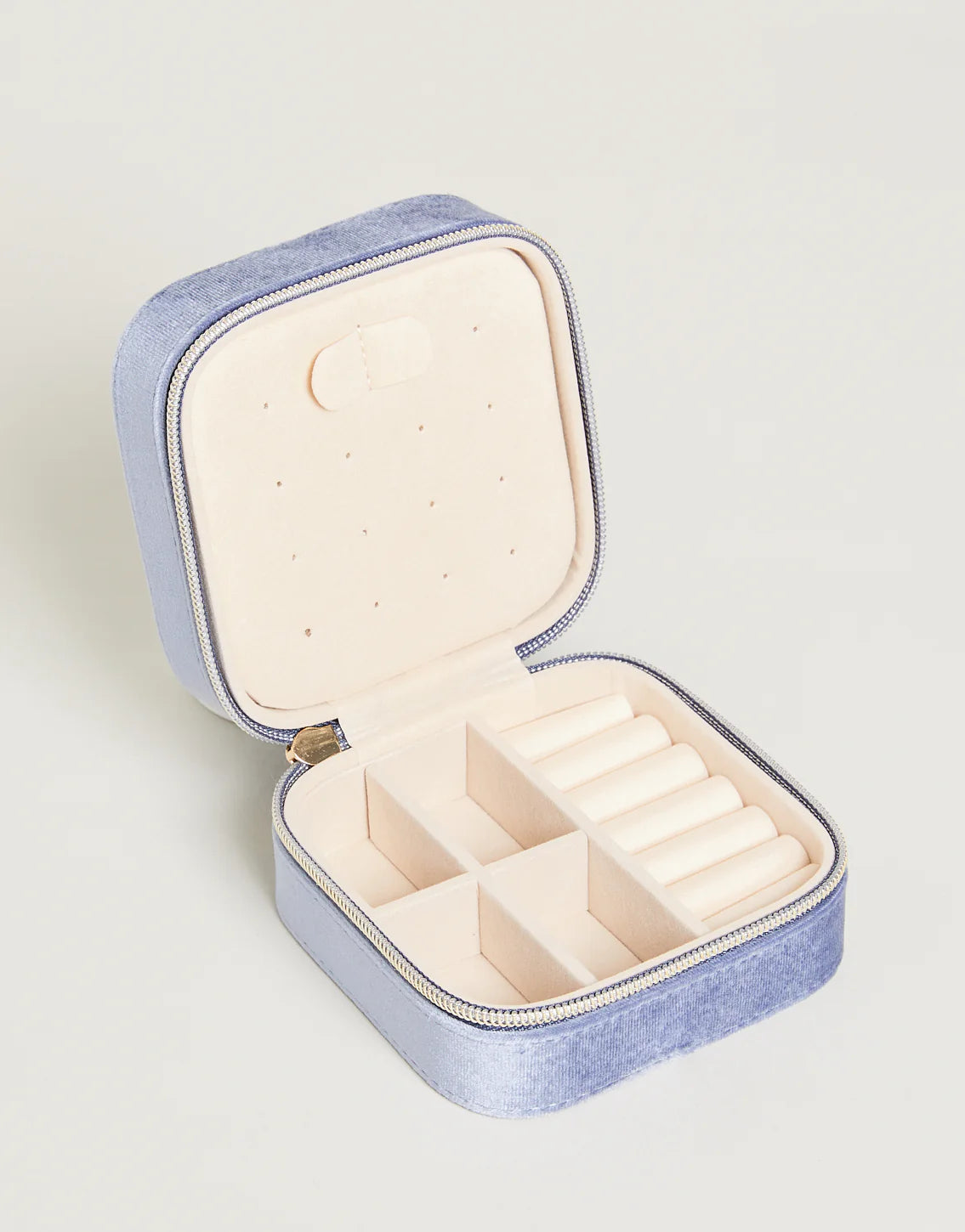 Spartina Velvet Jewlery Travel Case - Blue
