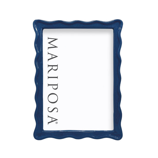 Mariposa Blue Wavy 5x7 Frame