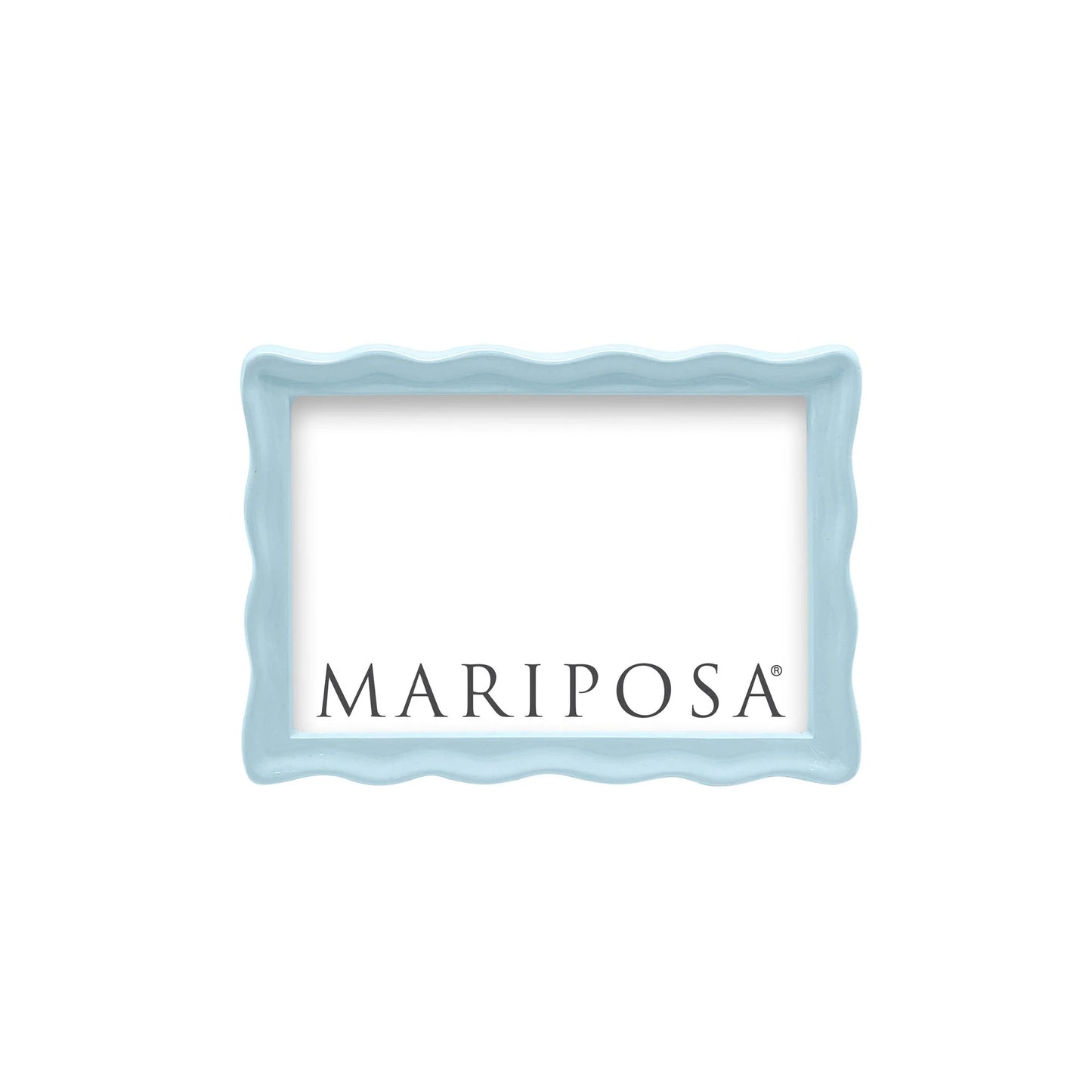 Mariposa Wavy Dusty Blue 4x6 Frame
