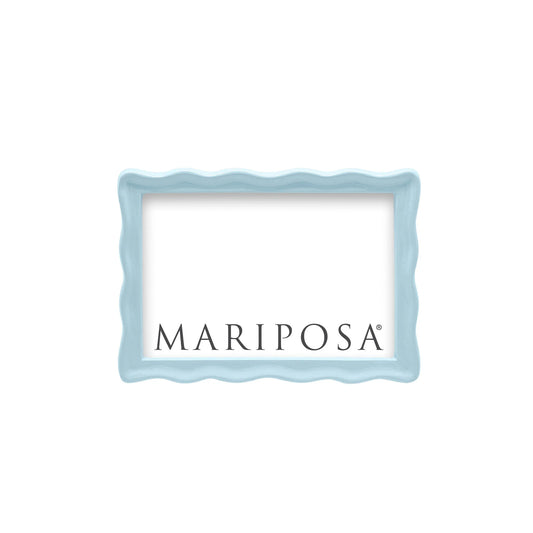 Mariposa Wavy Dusty Blue 4x6 Frame