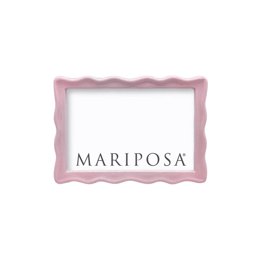 Mariposa pink wavy 4x6 Picture Frame