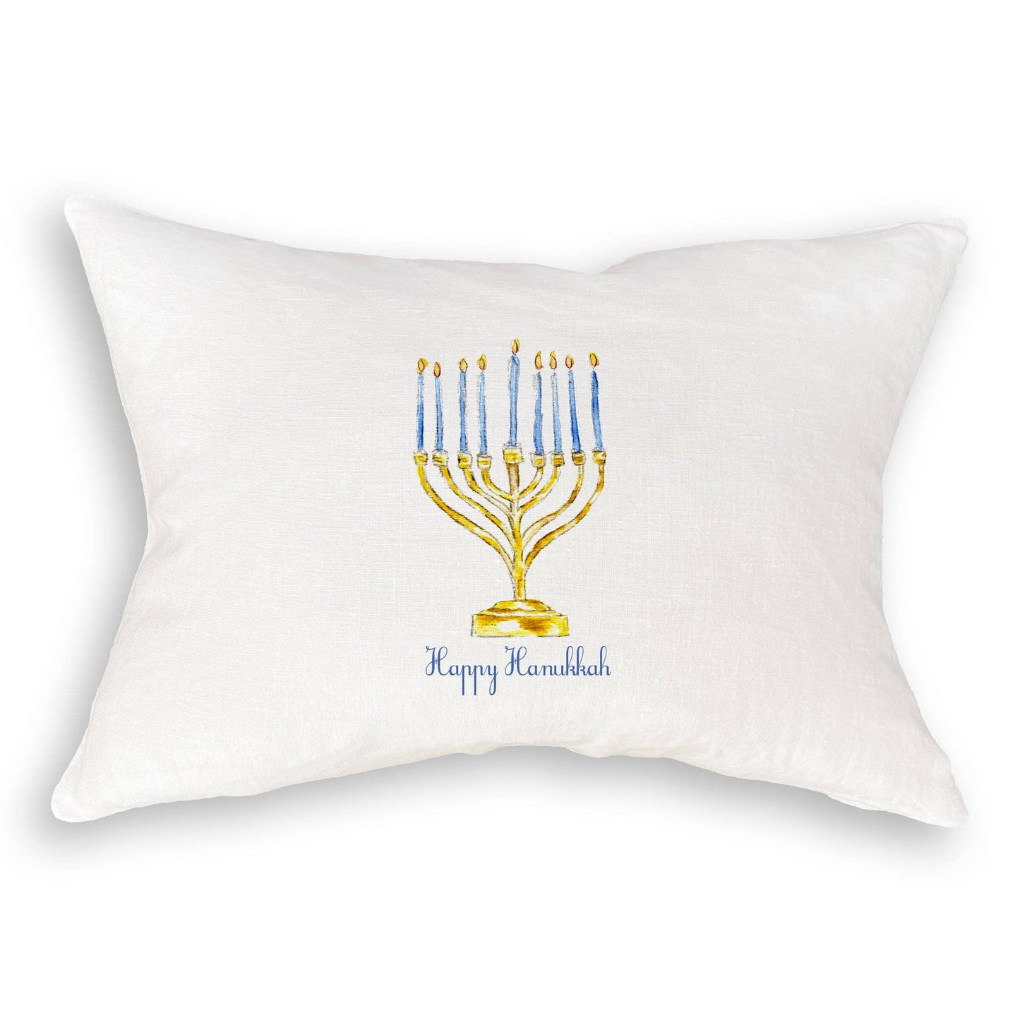 Menorah with Happy Hanukkah