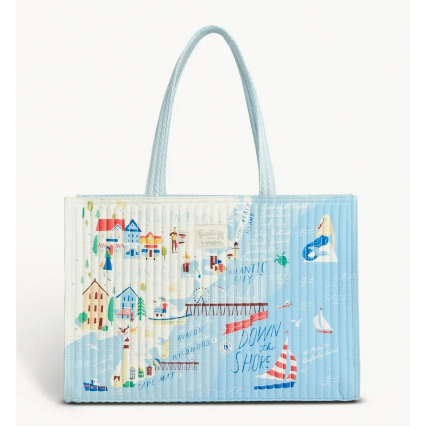Spartina Down the Shore Quilted Market Tote