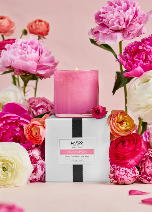 Lafco duchess peony candle 6.5 oz