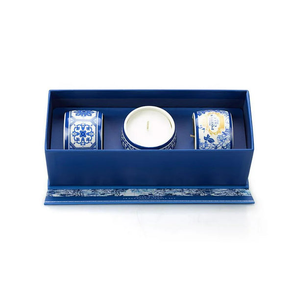 Castelbel Portus Cale Gold & Blue Fragrance Candle Set