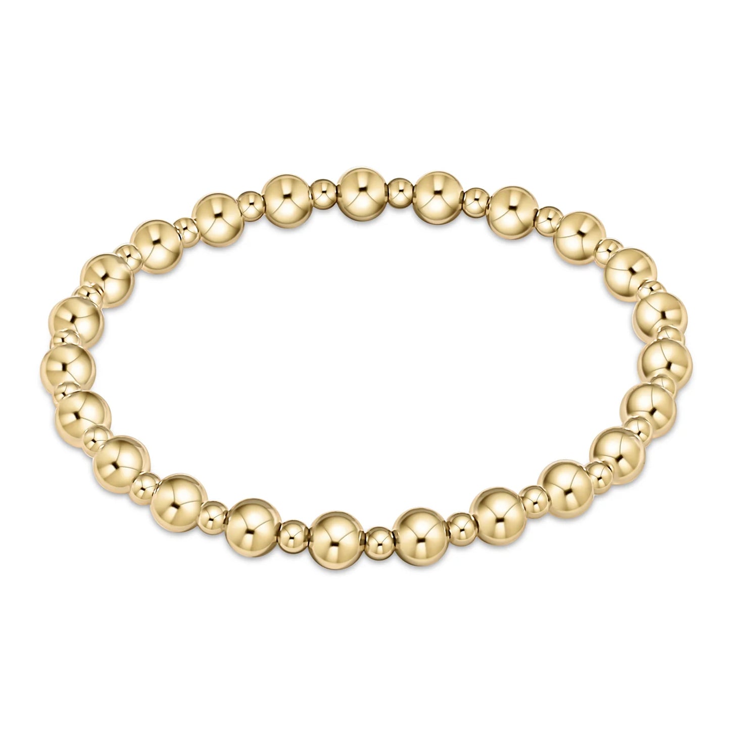 eNewton -  Classic Grateful Bracelet (5mm) in Gold