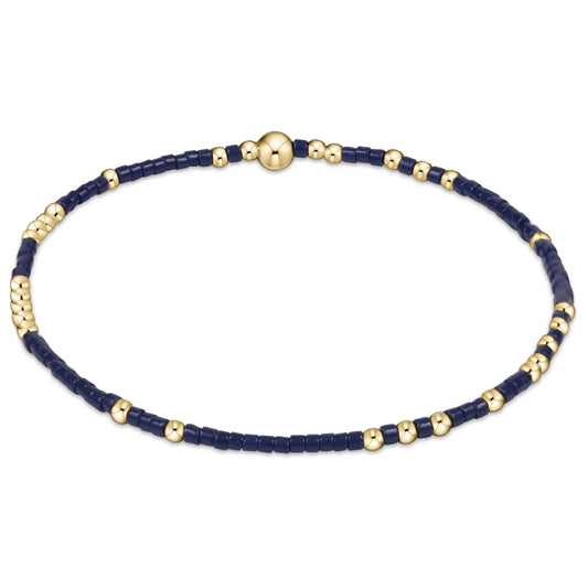 E-newton Jewlery - Gameday Hope Unwritten Bracelet - Matte Navy - Standard Size