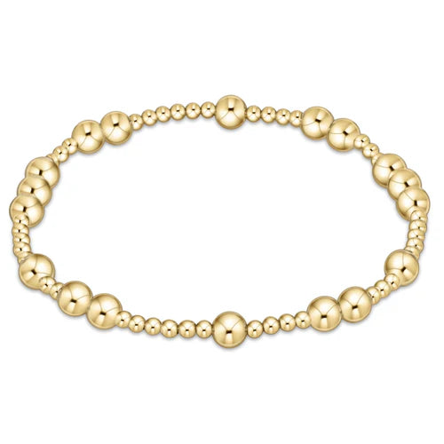 eNewton Bracelet Extends - Hope Unwritten 5mm Bead Bracelet - Gold