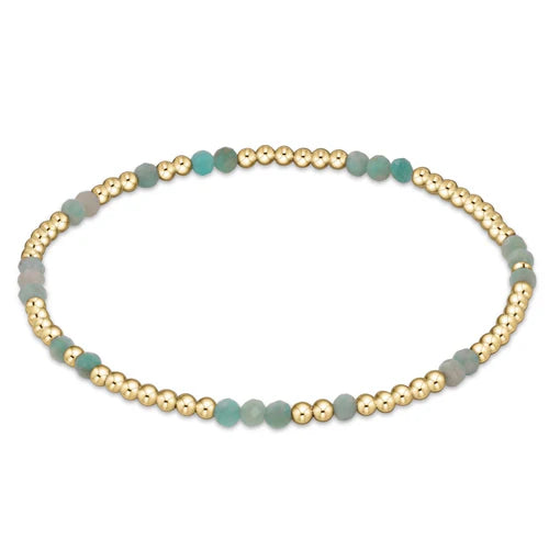 eNewton Bracelet - Extends - Hope Unwritten Gemstone Bracelet - Amazonite