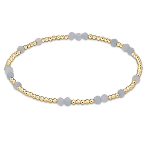 eNewton Bracelet - Extends - Hope Unwritten Gemstone Bracelet - Aquamarine