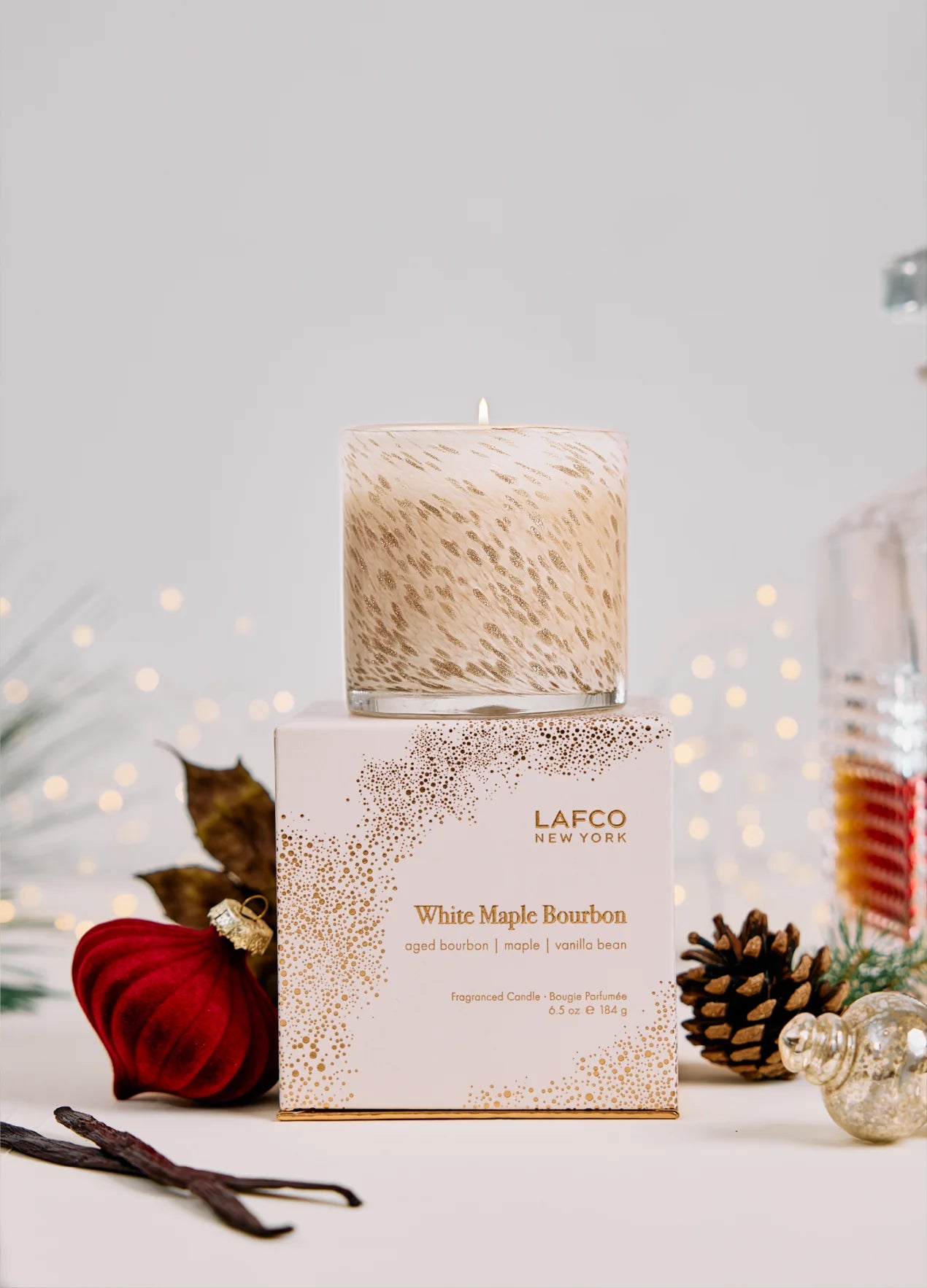 Lafco White Maple Bourbon candle 6.5oz